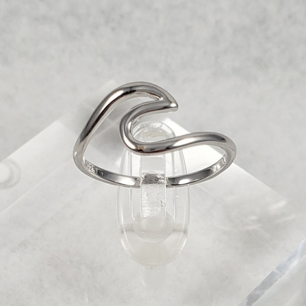 Sterling Silver Wave Ring
